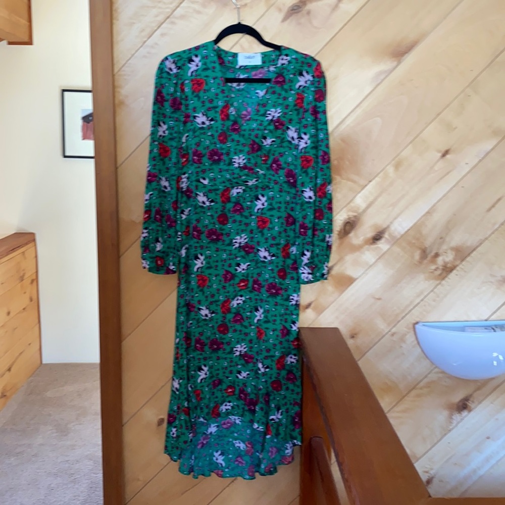 Ba&sh Floral Print Dress (high-low)